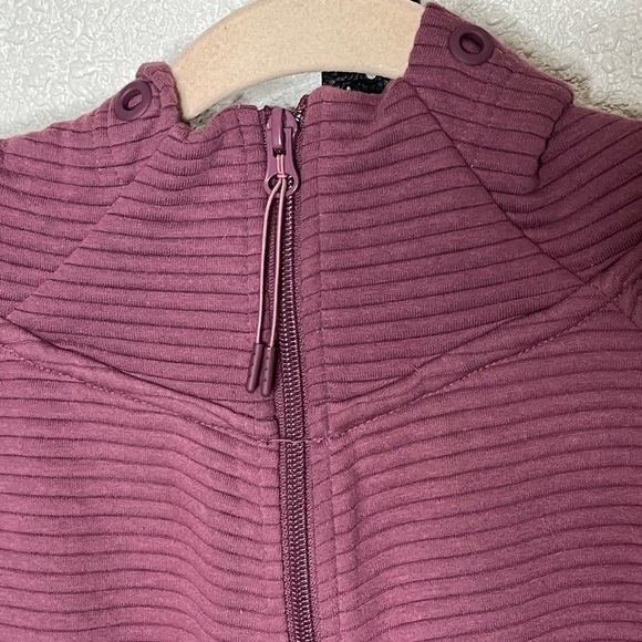 te verde Dusty Rose Zip Up Hooded Jacket Sz Small - Picture 2 of 10